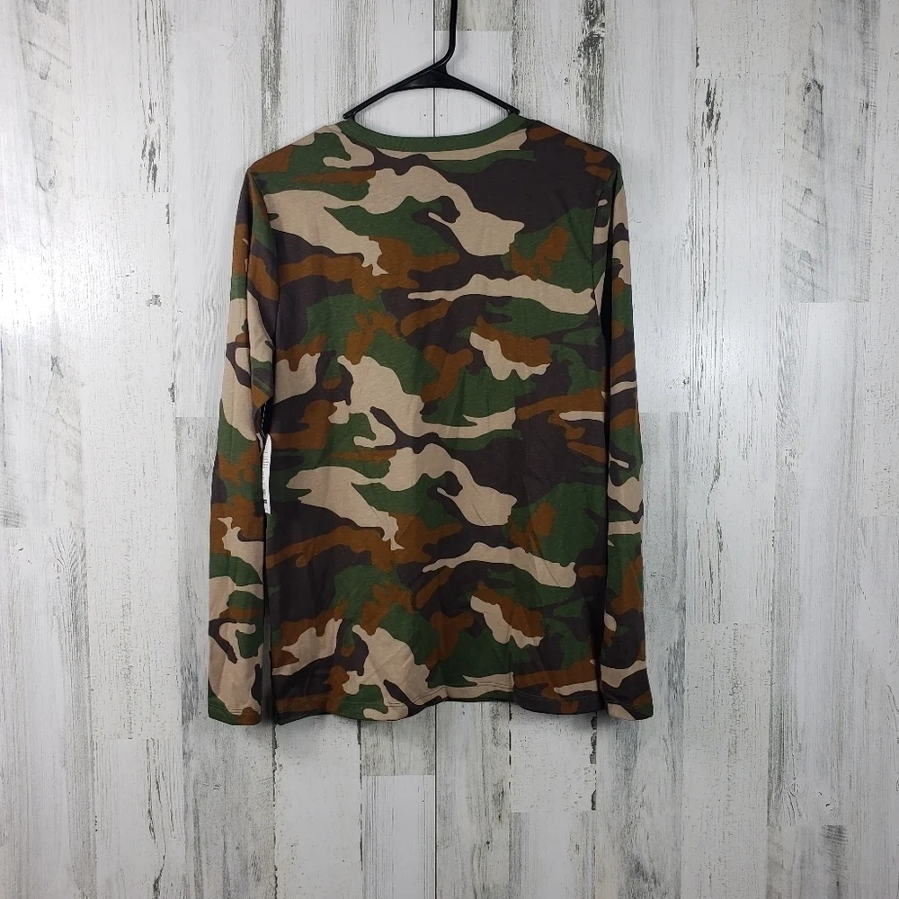 New wonder nation boys long sleeve camo shirt size XXL 18